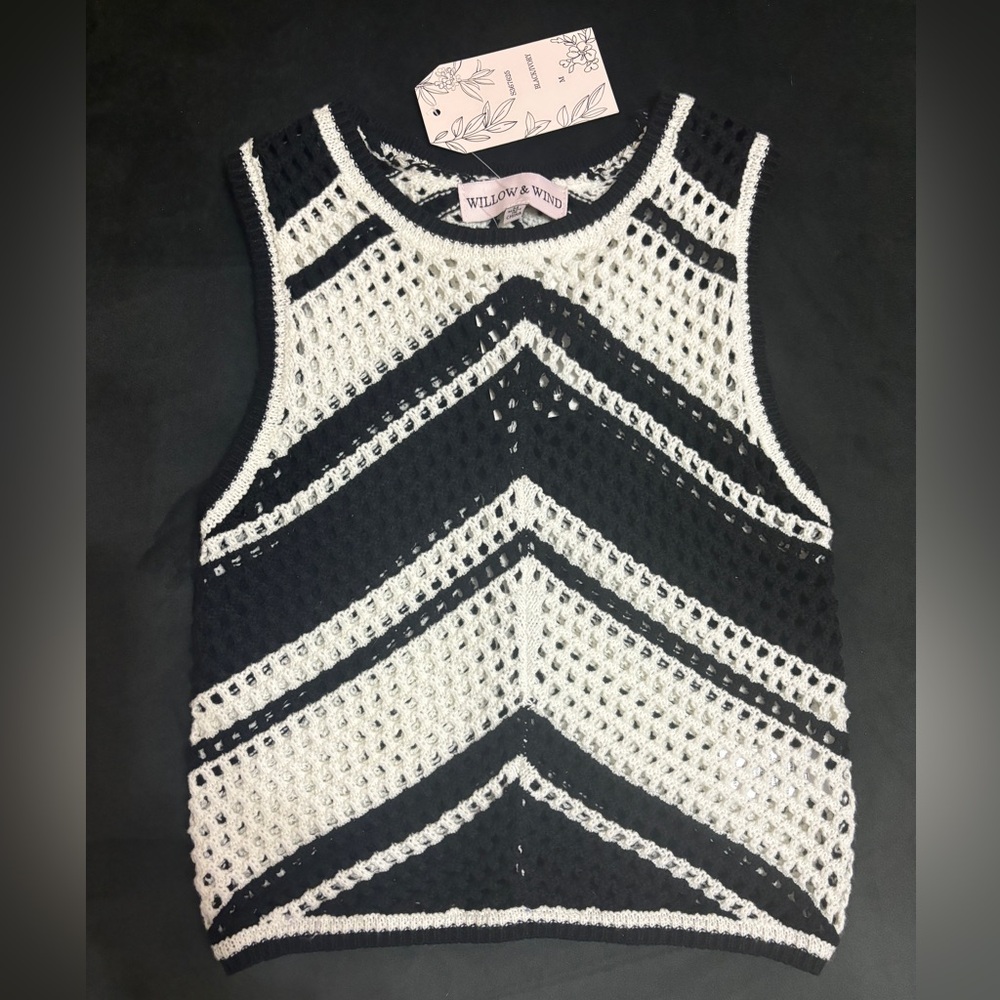 Crochet top.